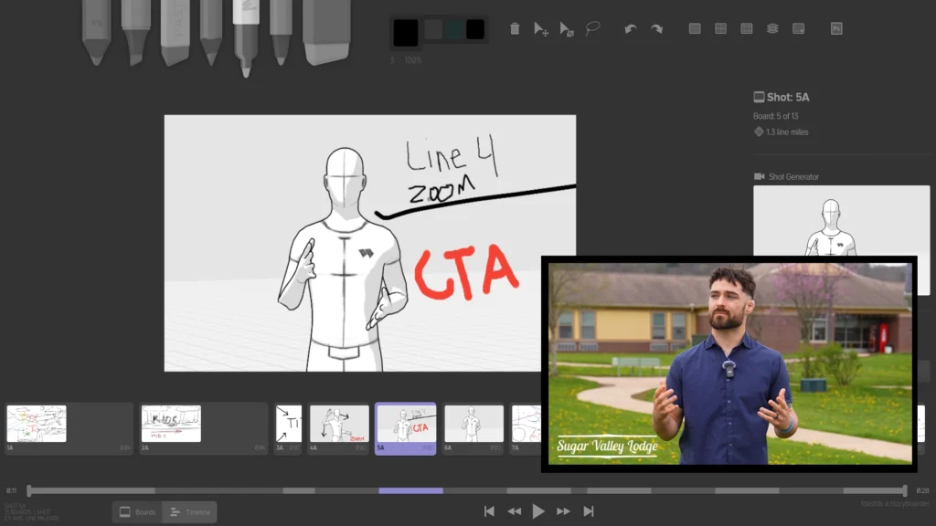 Levi Storyboarding